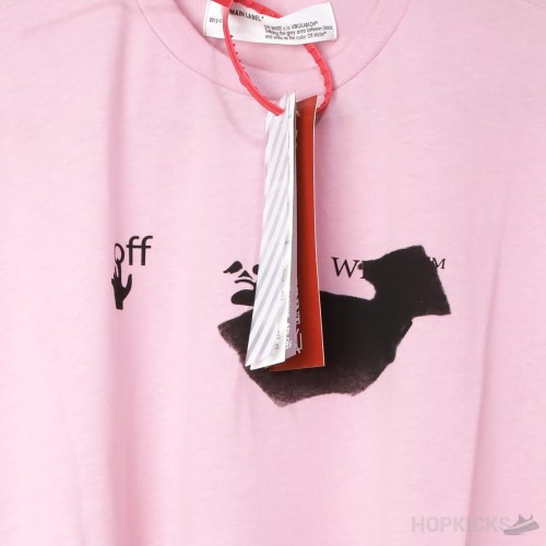 White Handoff Pink T Off Nina Ricci cotton print T shirt Shirt
